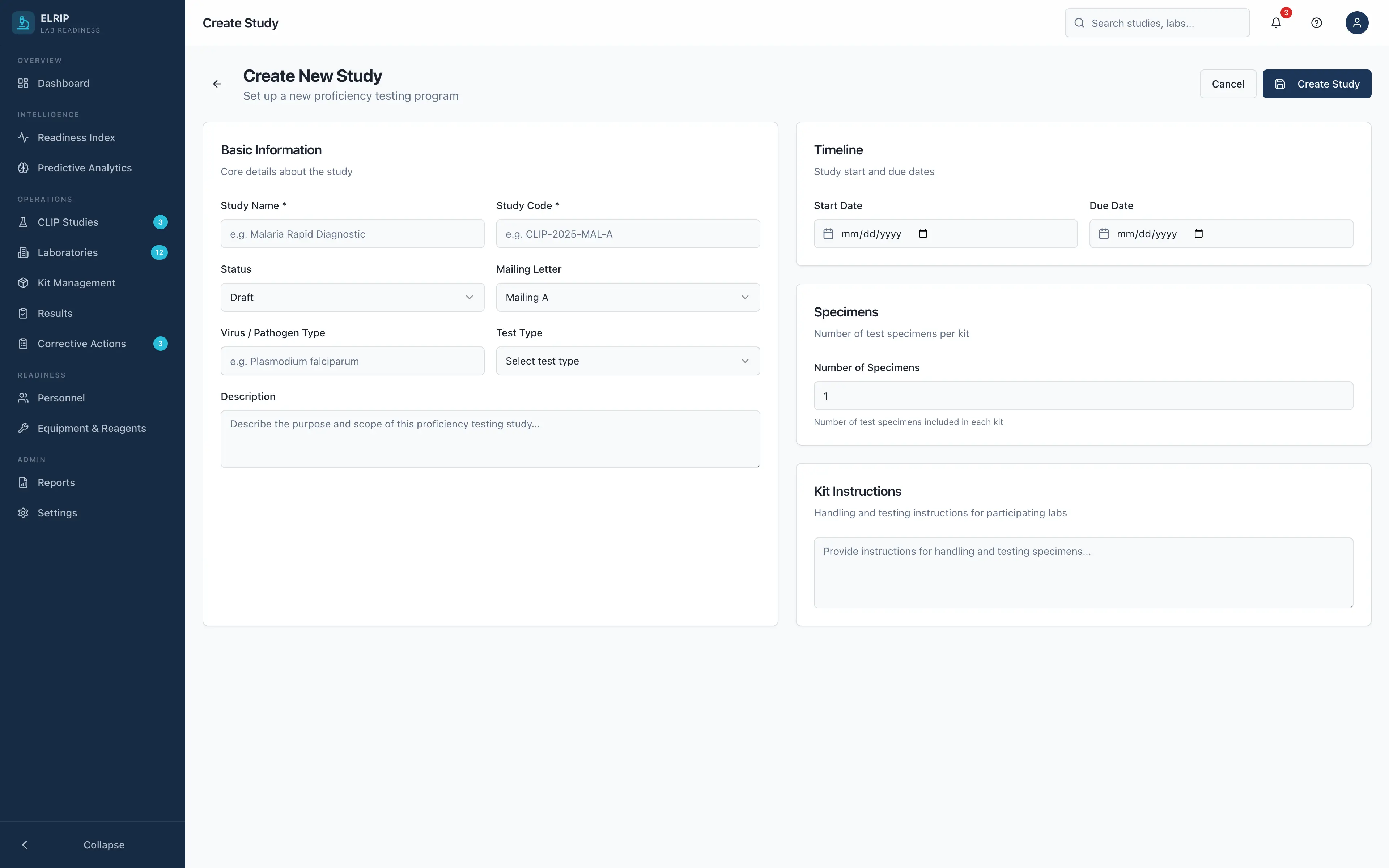 Study Creation & Assignment